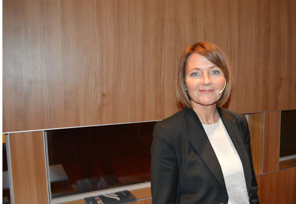 Line Ellingsen, daglig leder i Ellingsen Seafood. Foto: Therese Soltveit. Line Ellingsen, daglig leder i Ellingsen Seafood. Foto: Therese Soltveit.