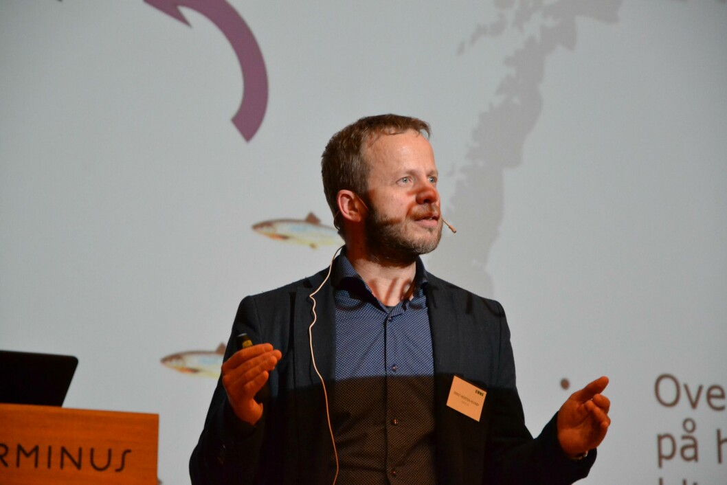 Ernst Hevrøy er Technology Leader for Coldwater Nutrition i Cargill Aqua Nutrion. Foto: Magnus Petersen.