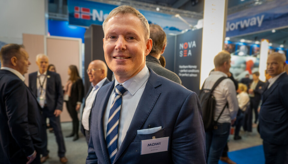 Mowi-sjef Ivan Vindheim retter en takk til alle ansatte i selskapet etter nok et innbringende og produktivt kvartal.