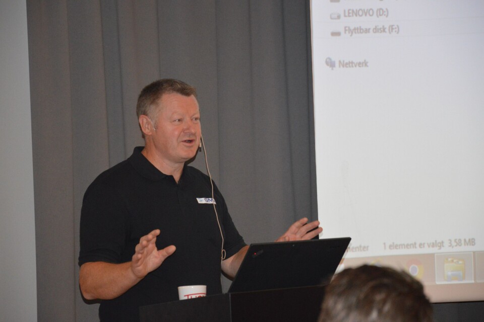 Bård Meek-Hansen oppsummerer 2018 for selskapet og veien videre. Foto: Therese Soltveit/Kyst.no.