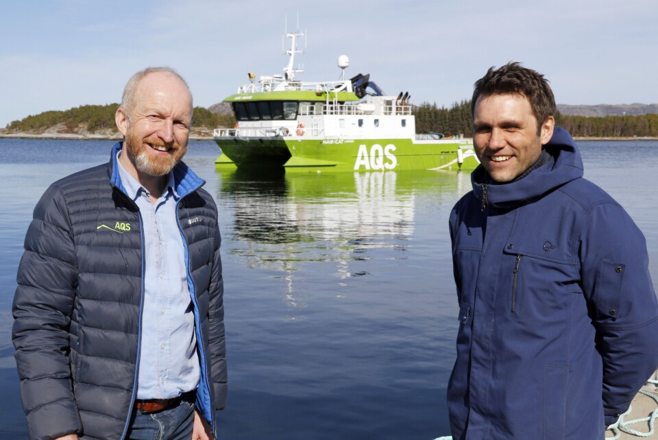 Ove Løfsnæs (til venstre) blir styreleder i det nye AQS AS, mens Ola Krystad blir daglig leder. Foto: AQS.