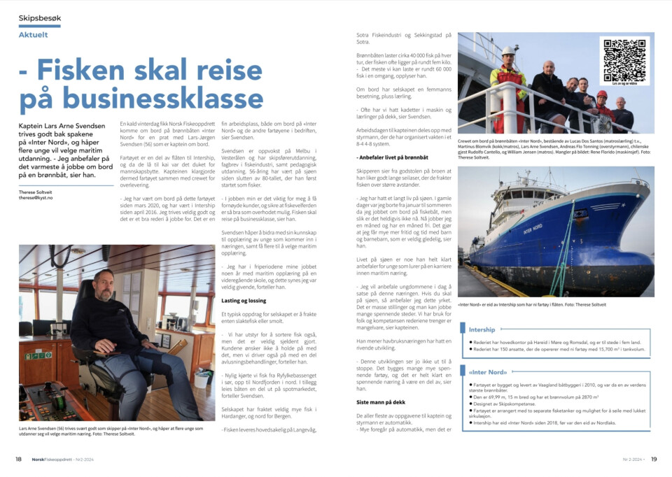Les hele saken i Norsk Fiskeoppdrett