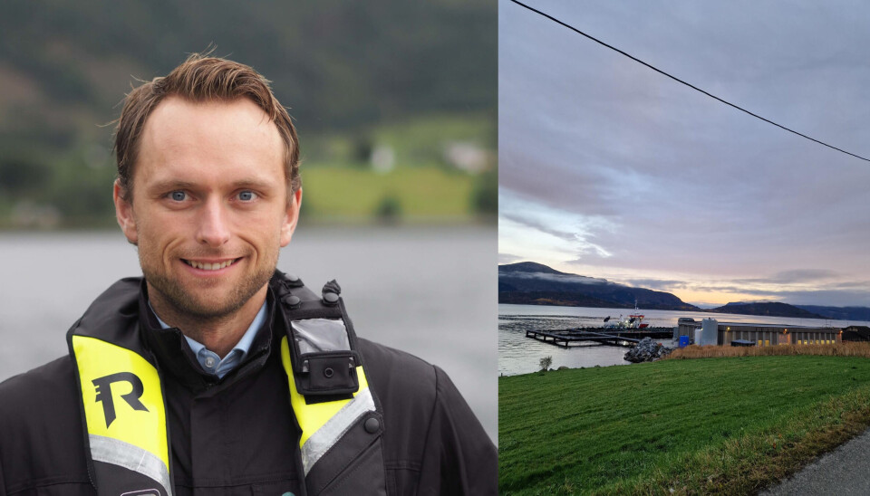 Administrerende
direktør og gründer Ola Kvalheim til venstre, og slakteriet de har kjøpt opp til høyre.