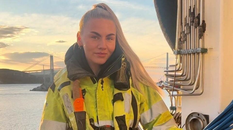 Elisabeth Andrea Sandvær Benjaminsen trives godt på driftslederstudiet på Campus BLÅ.