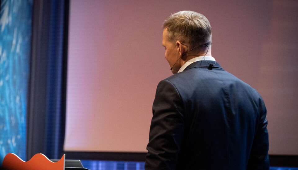 Mowi-sjef Ivan Vindheim på NASF-konferansen.