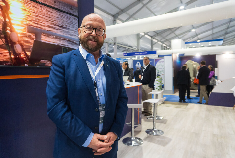 Carl-Erik Arnesen, daglig leder i Stim, har tilbrakt de siste par dagene sammen med det skotske fiskehelseteamet i Inverness.