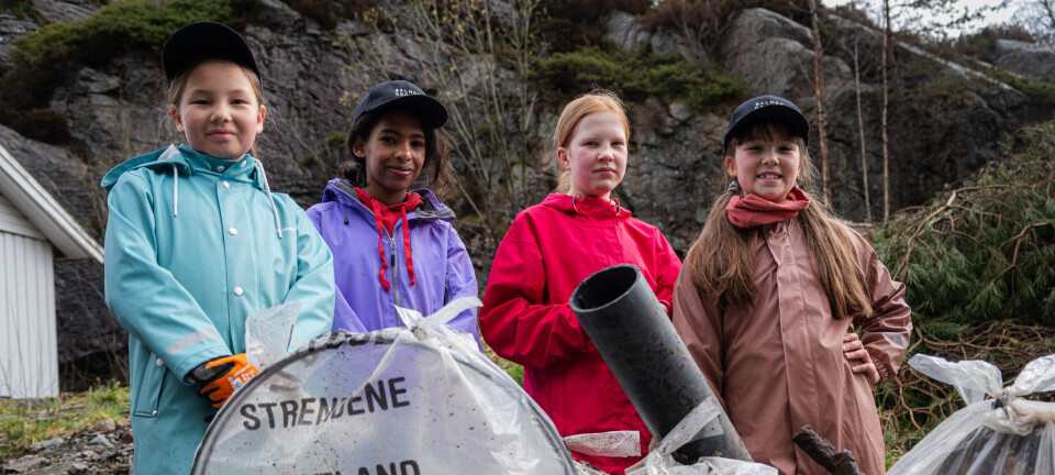 Her plukker morgendagens ledere plast