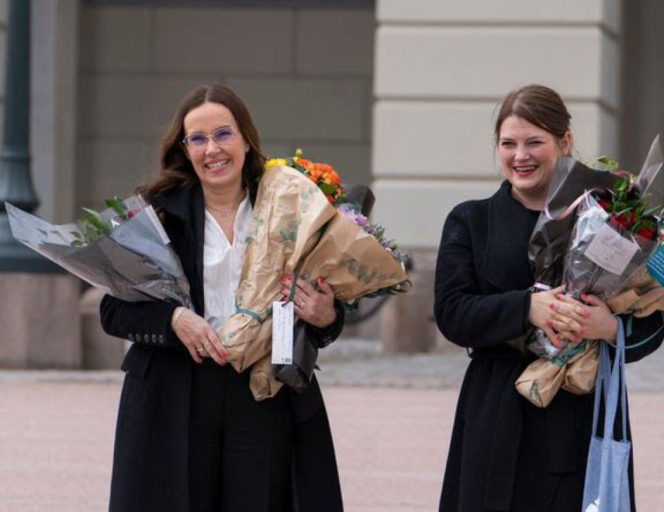 Fiskeri- og havminister Marianne Sivertsen Næss og næringsminister Cecilie Myrseth.