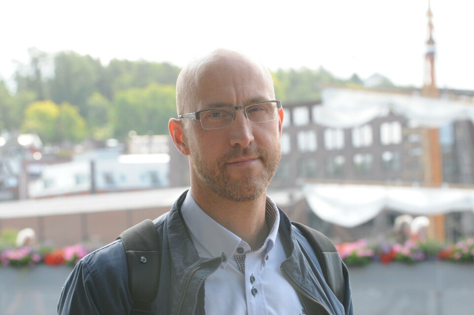 - Vi snakker om megatrender, der Salmon Group har tatt en aktiv rolle, sier adm dir i Biomar, Håvard Jørgensen. Foto: Pål Mugaas Jensen.