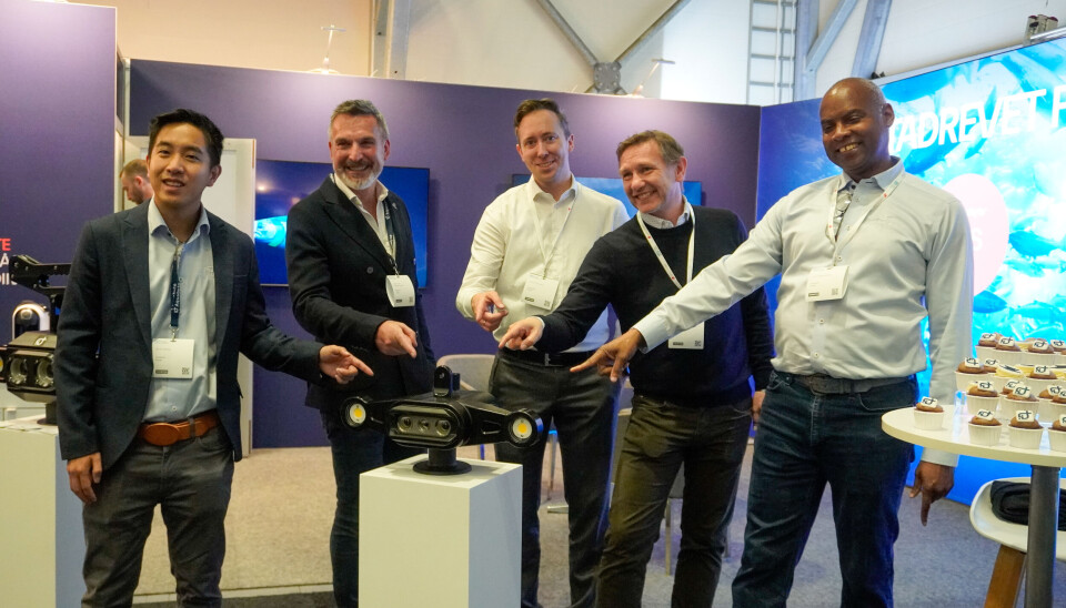 Aquabyte sitt nye kamera under HavExpo.