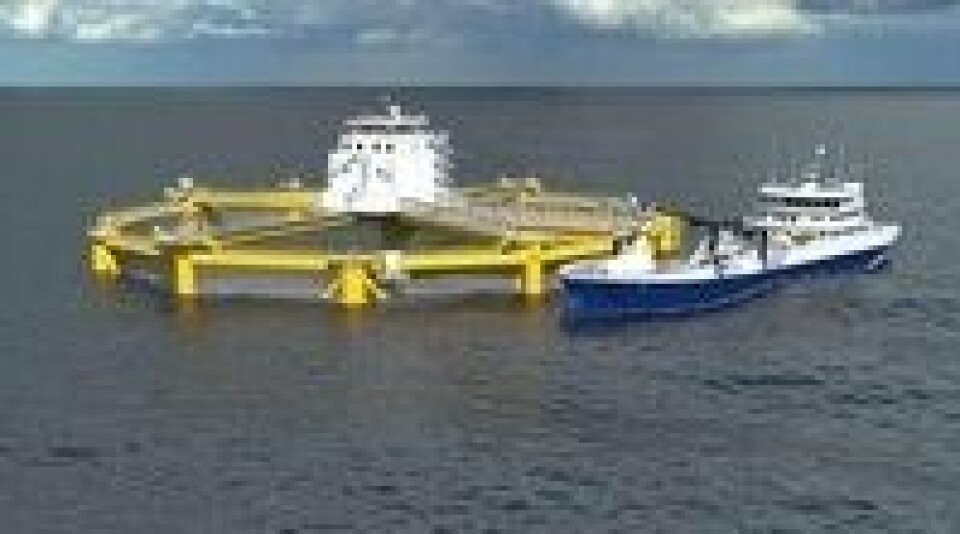Salmars offshore-anlegg er fremdeles bare en visjon, men Aspaker mener det kan være veien å gå. Foto: Salmar