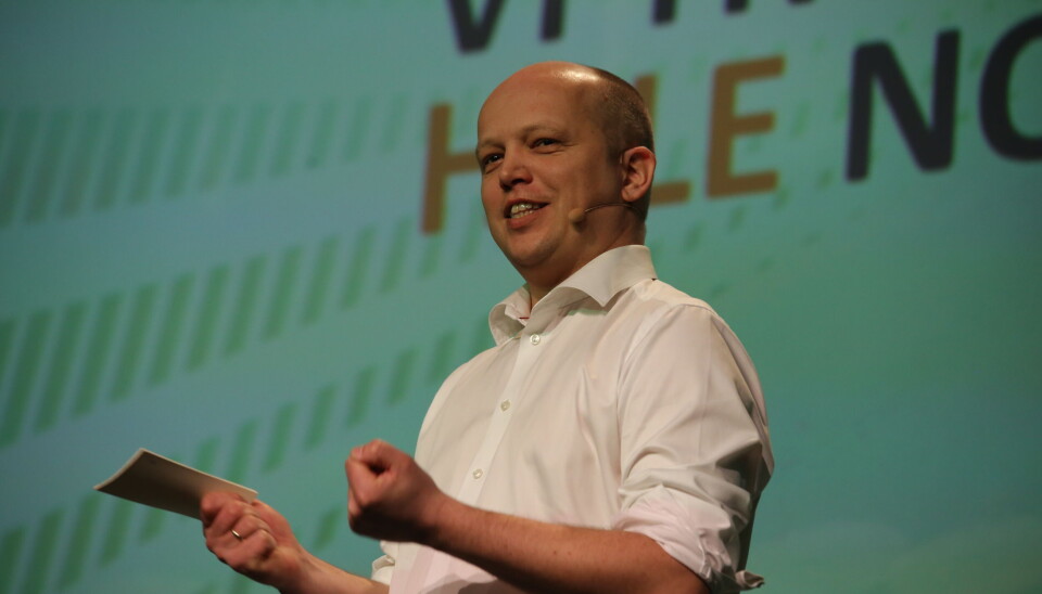 Finansminister Trygve Slagsvold Vedum.