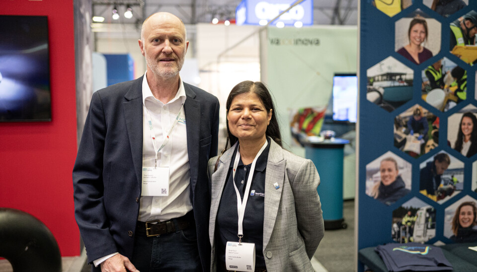 Tore Hovland er president i og Sonal Patel er sekretær for TriNation.