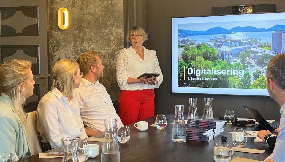 Trude Jansen Hagland ønsker velkommen til «Seafood Digital» på Fløyen mandag.