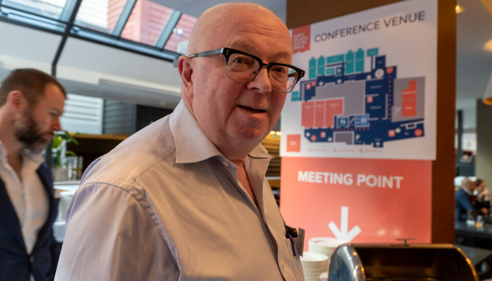 Gerhard Alsaker under NASF i Bergen.