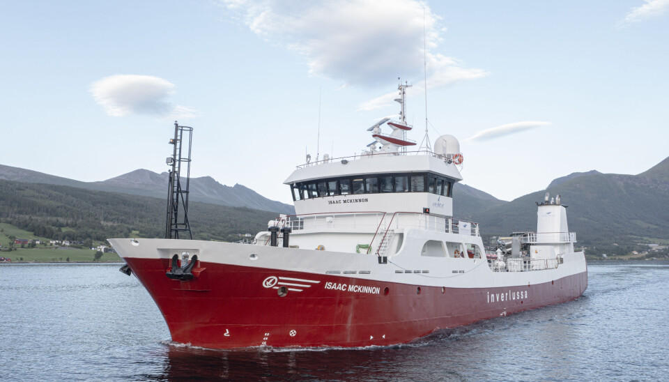 Den 57 meter lange «Isaac McKinnon» er 22 meter lengre enn Inverlussa sin nest største båt, den 35 meter lange «Camilla Eslea».