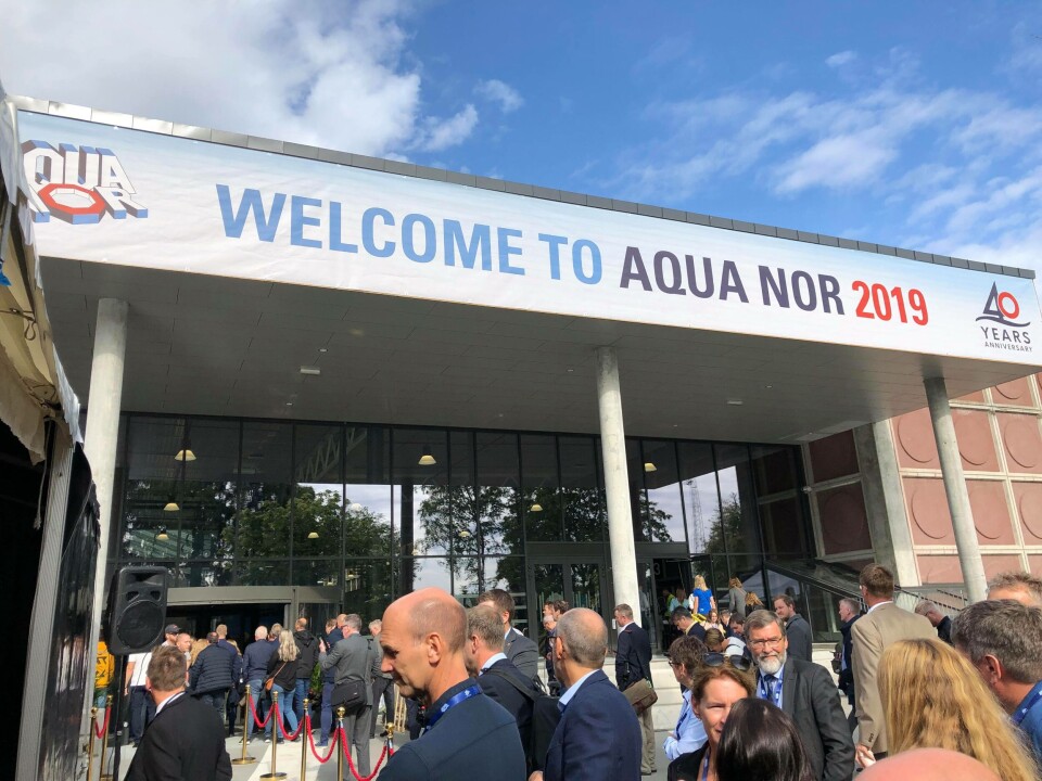 Under årets Aqua-Nor ventes det i overkant av 600 utstillere fra 26 land, og mer enn 27 000 besøkende fra opptil 75 land. Foto: Ole Andreas Drønen.