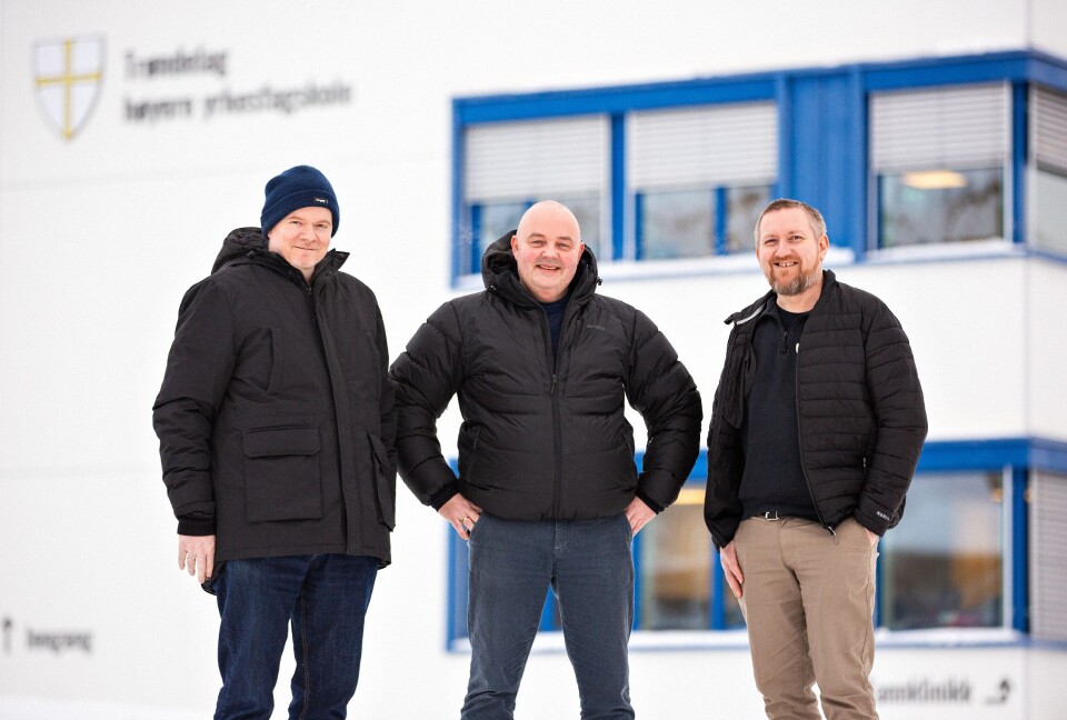 Avdelingsleder Kåre Kvaløy, fagansvarlig Trond Lauritzen og faglærer ledelse Sture Karlsen. Foto: Geir Vidar Nubdal/LYKT foto & film.