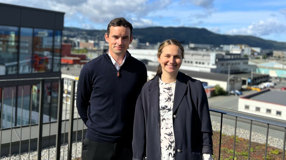 Morten Lernes og Ellie Johansen, NCE Aquatech Cluster.