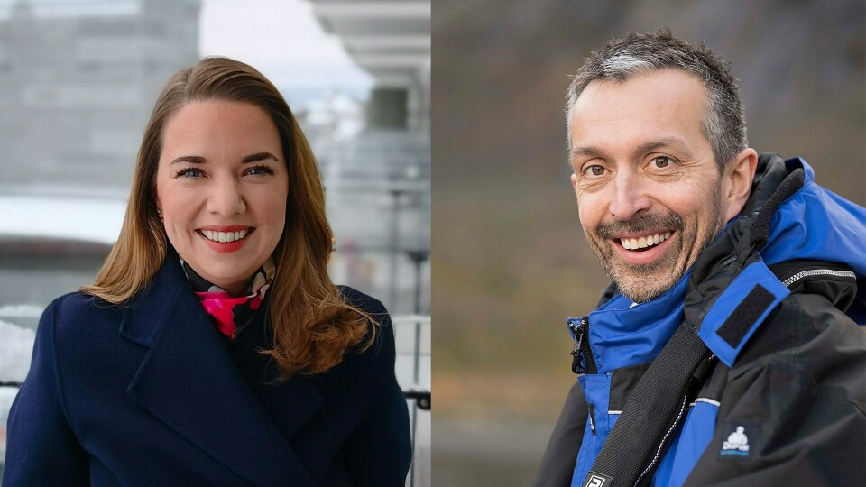 Victoria Braathen og Trond Rismo. Foto: Norges sjømatråd