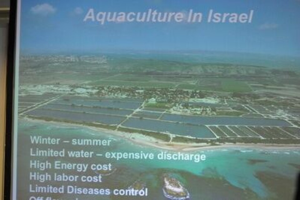 AquaMaof er en av oppdrettsaktørene i Israel.