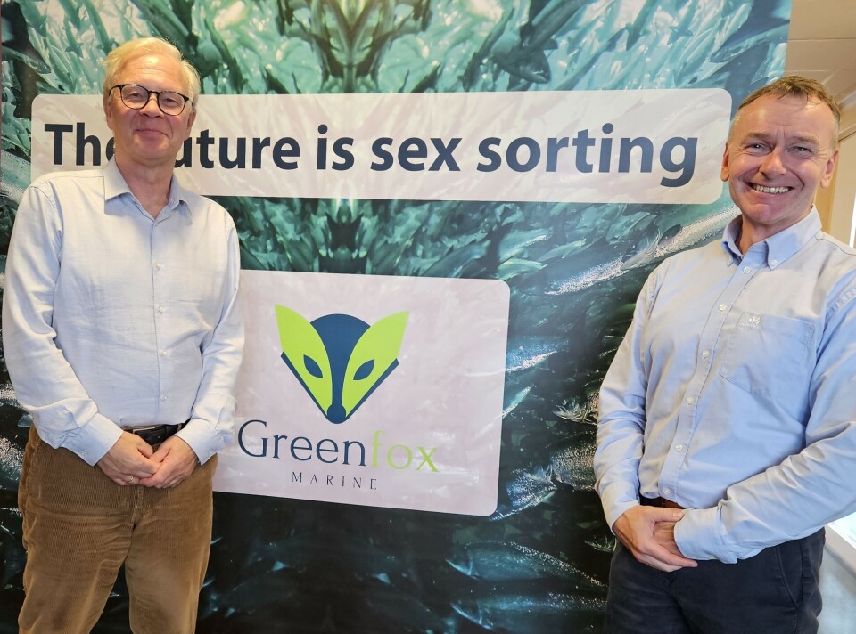 Odd Magne Rødseth (Managing director, Blue Future Holding) og Erling Aspen (Daglig leder, GreenFox Marine AS) mener kjønnssortering kommer til å bli viktigere i fremtiden.