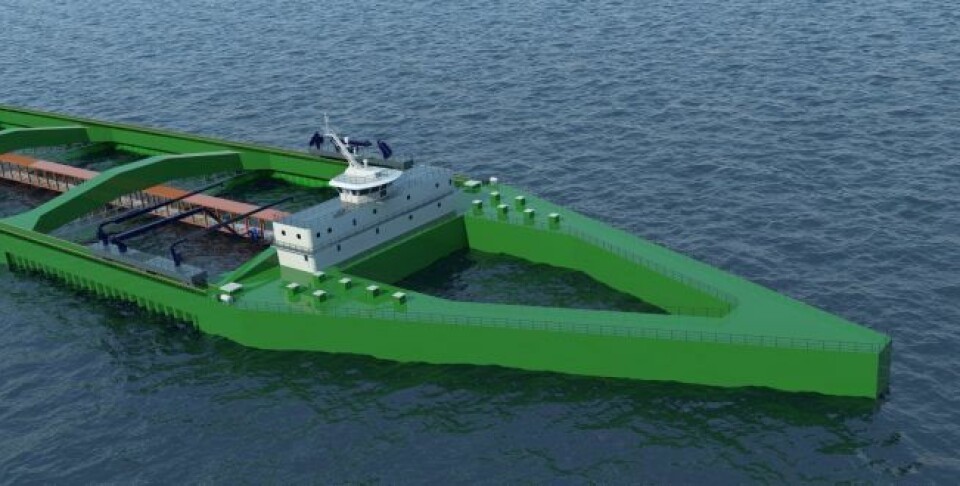 Daglig leder Inge Berg har enda ikke bestemt seg for om Nordlaks eventuelt skal bygge skipet i Kina eller i Norge. Foto: NSK Ship design.