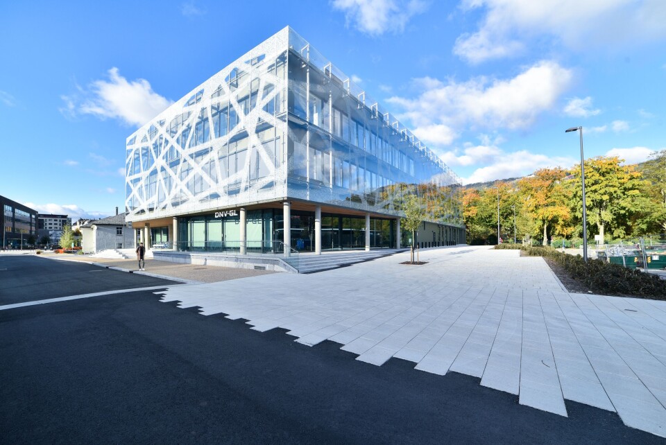 DNV GL sitt kontor og laboratorium på Marineholmen i Bergen. Foto: DNV GL.