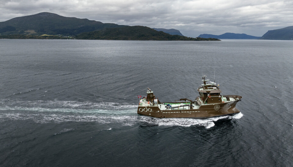 «Ronja Ode» på seiling.