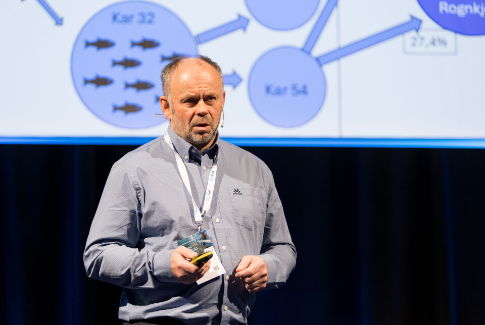 Arnfinn Aunsmo fra Salmalytics er leder for FHF-prosjektet iFelt. Han holdt foredrag på Havbruk 2024 med resultater fra prosjektet.