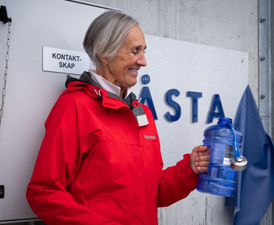 Lingalaks gründer, Åsta Haugarvoll, er både gudmor og navnesøster til flåten.