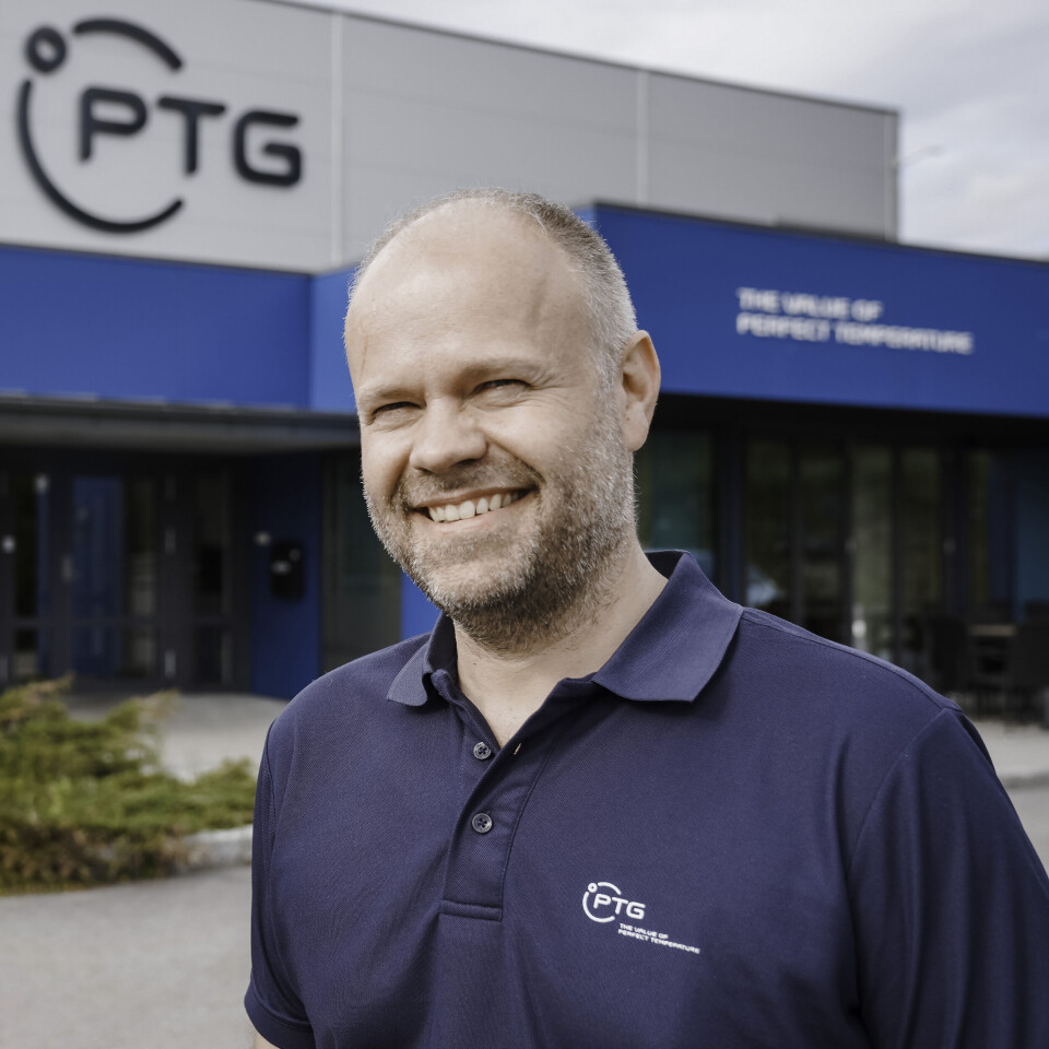 Johnny Valle, salgs- og markedsdirektør i PTG Frionordica.