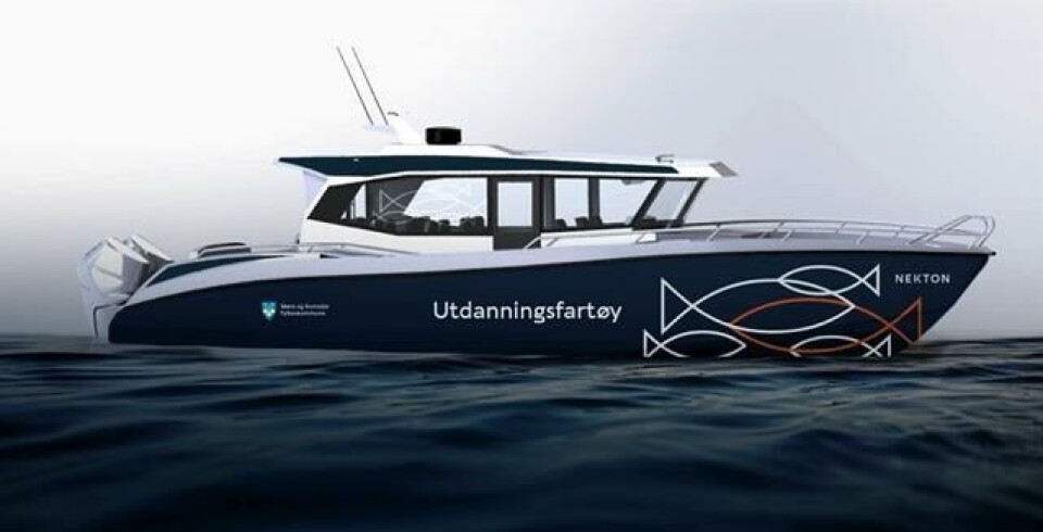 Nekton har kontrahert eit nytt fartøy for å frakte elevane mellom Kristiansund og oppdrettsanlegget ved Smøla.