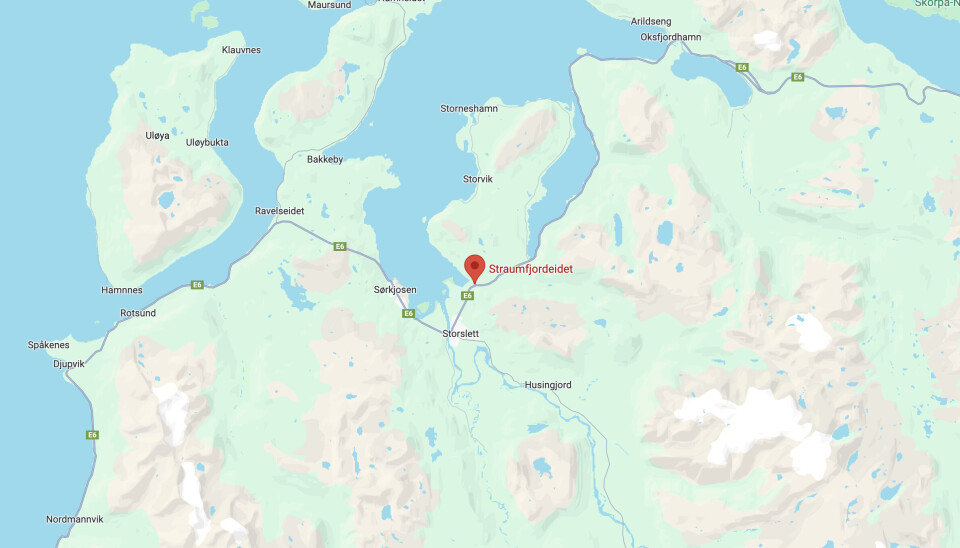 Det var på Straumfjordeidet hendelsen skjedde.