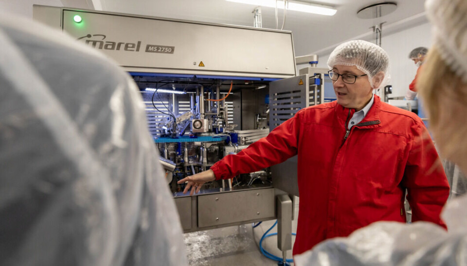 Trond Helge Nyegaard, daglig leder i Sotra fiskeindustri.