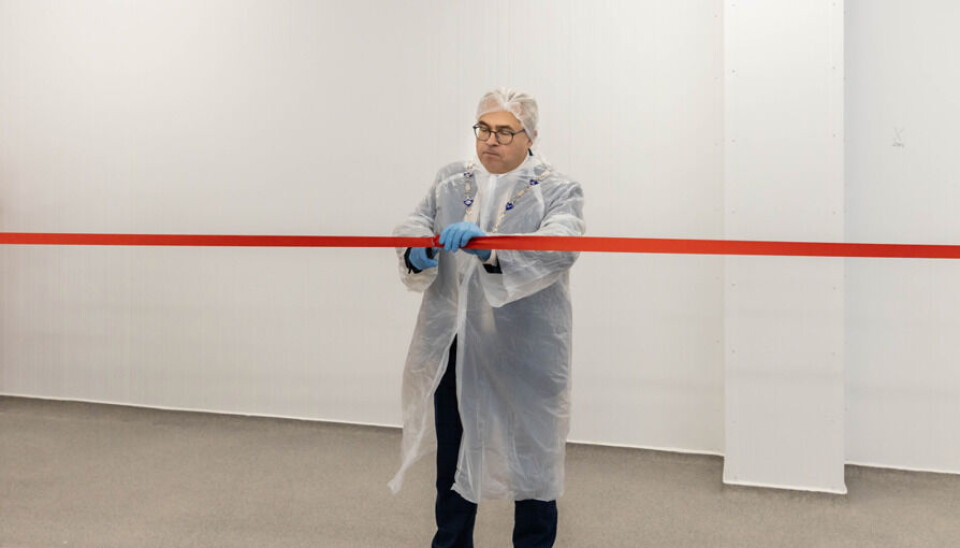 Øygarden-ordfører Tom Georg Indrevik stod for den offisielle åpningen onsdag.