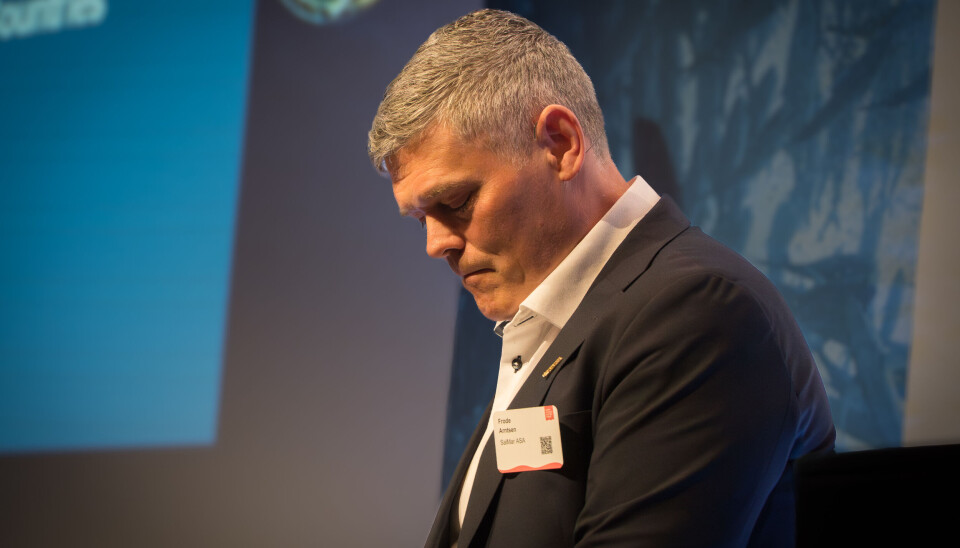 Frode Arntsen, konsernsjef i SalMar.