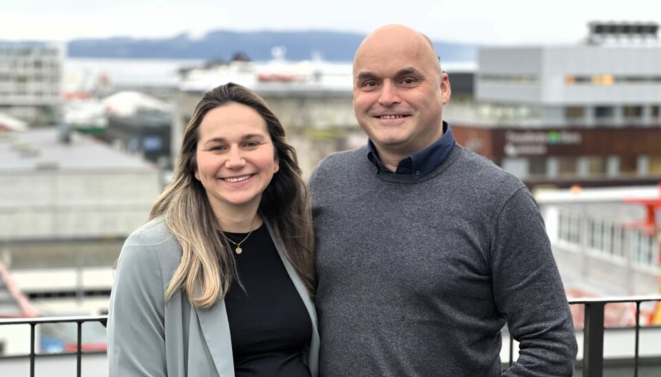 Fra venstre: Ellie Johansen og Morten Andersen.