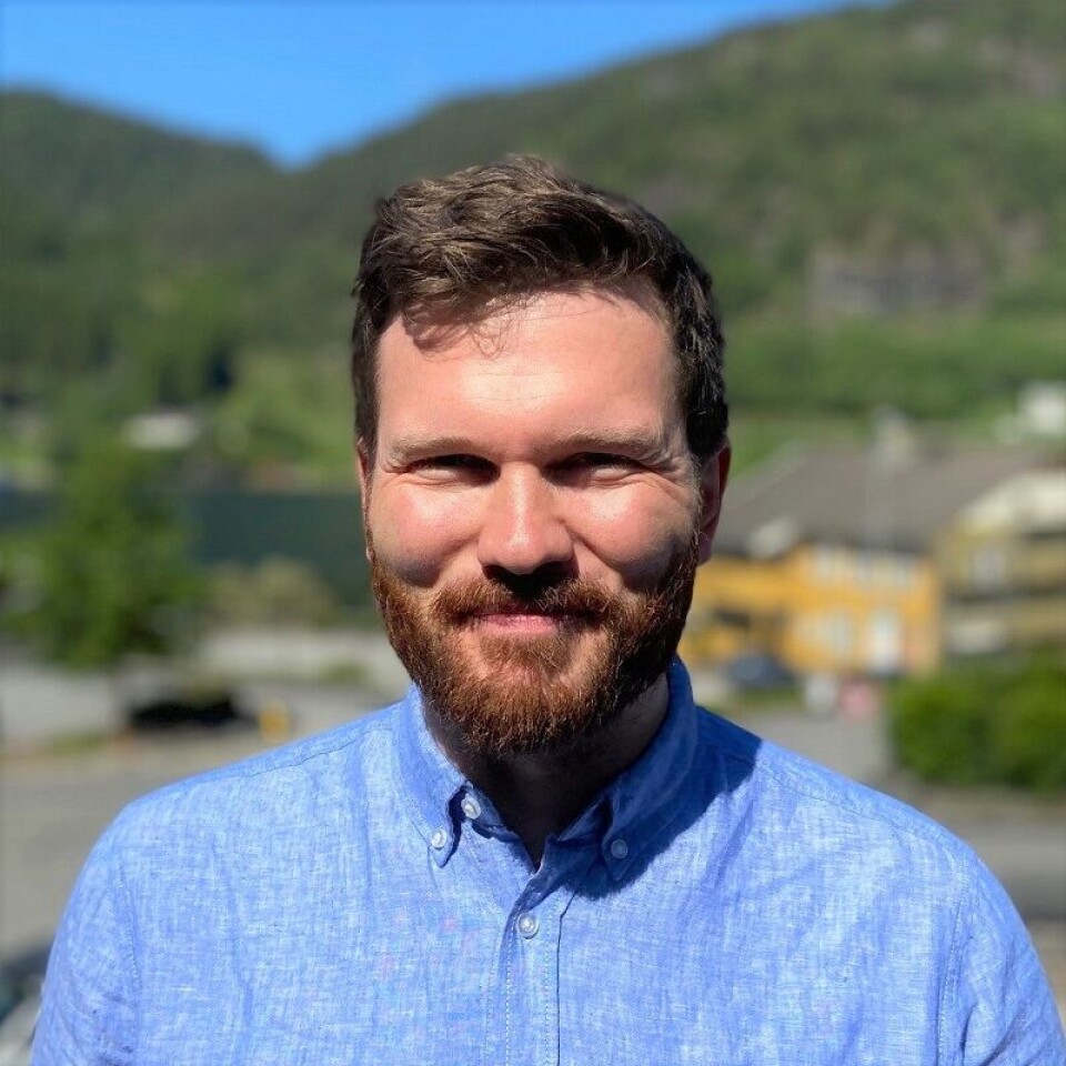 Trygve Hallberg, daglig leder i Akvahub.