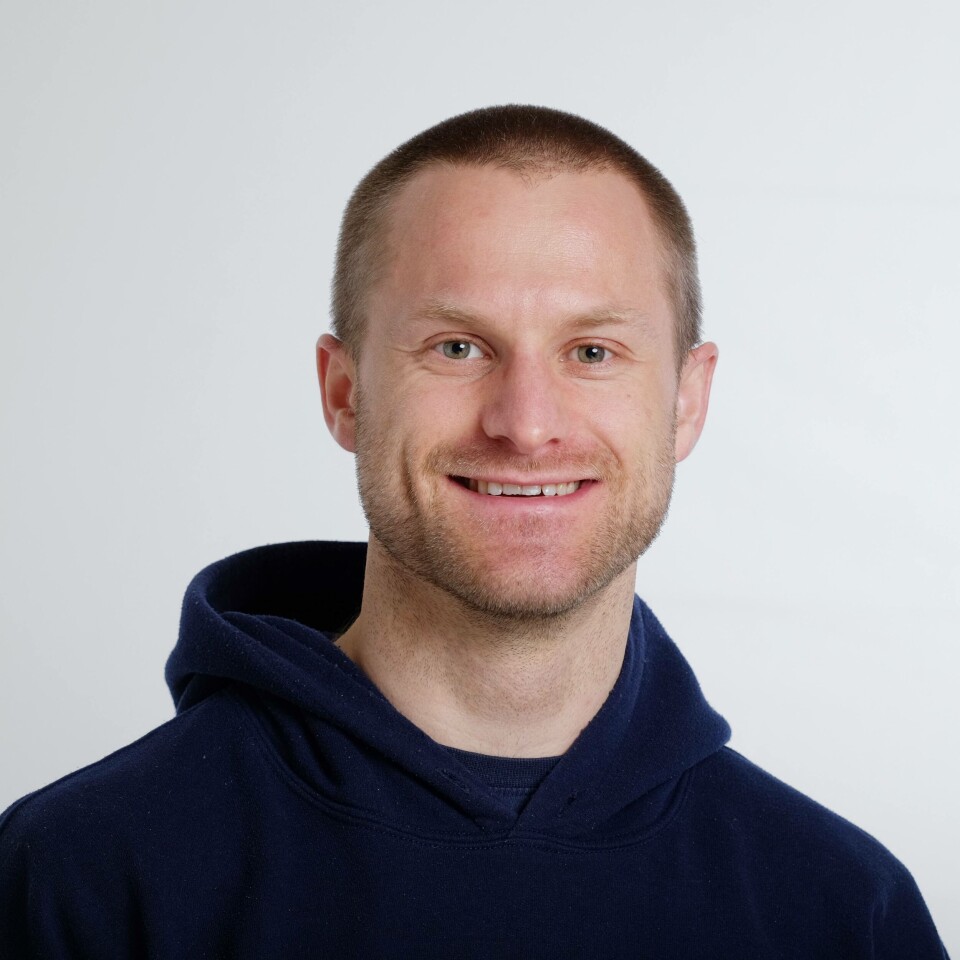 Morten Lund disputerer ved NMBU Veterinærhøgskolen. Foto: Eivind Røhne