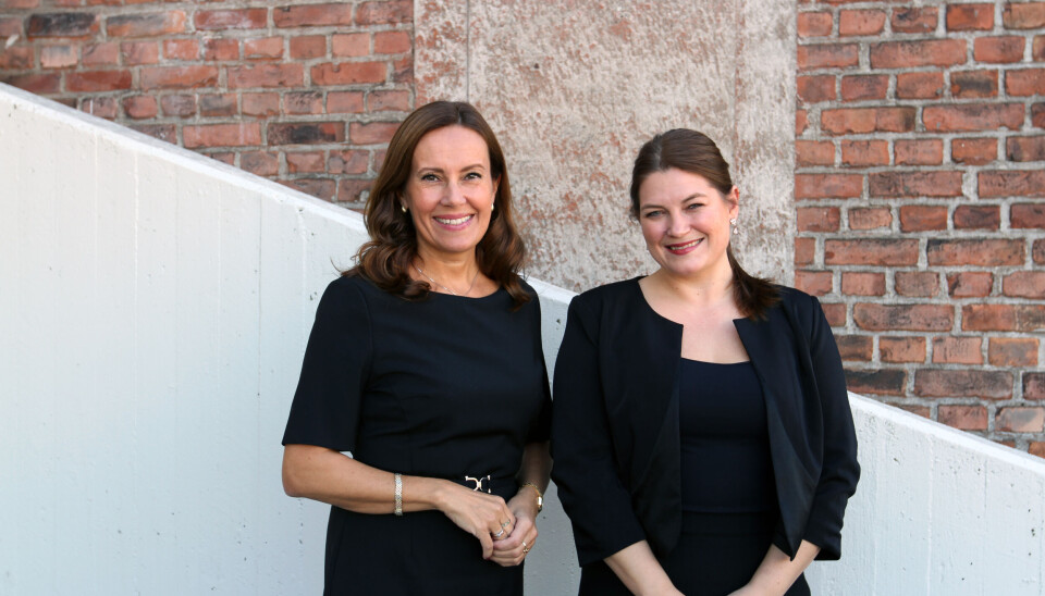 F.v. Fiskeri- og havminister Marianne Sivertsen Næss (Ap) og næringsminister Cecilie Myrseth (Ap).