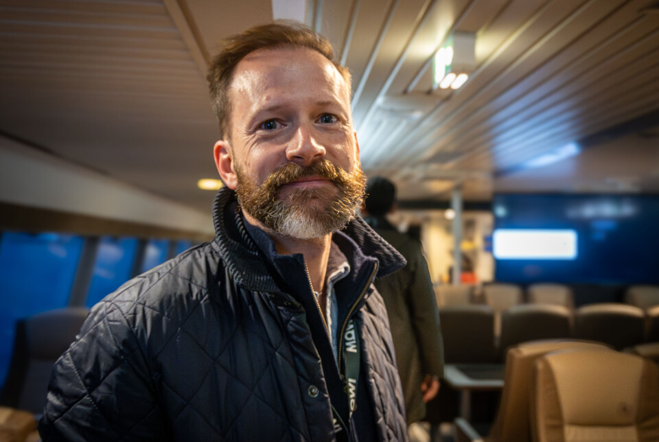 Ola Helge Hjetland, kommunikasjonsdirektør i Mowi.