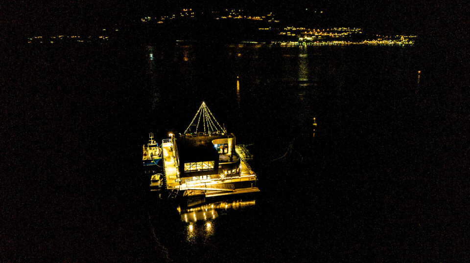 Hofseth Aqua sin visningslokalitet «Ivar Heggen» i Storfjord i Fjord Kommune.