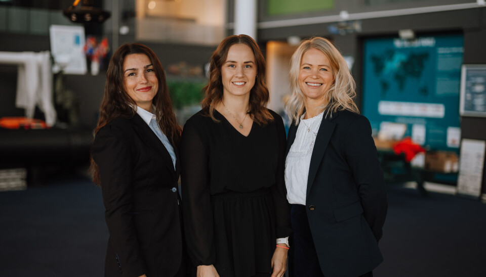 f.v.: Ann Cecilie Hilling, Benedikte Hokland Ottestad og Malin Johansen.