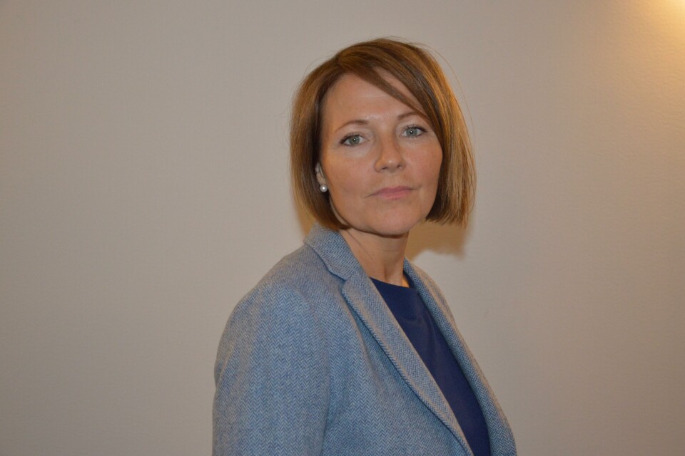 Line Ellingsen forteller at det er en forferdelig situasjon der alt kan nesten forandre seg fra time til time. Foto: Therese Soltveit.