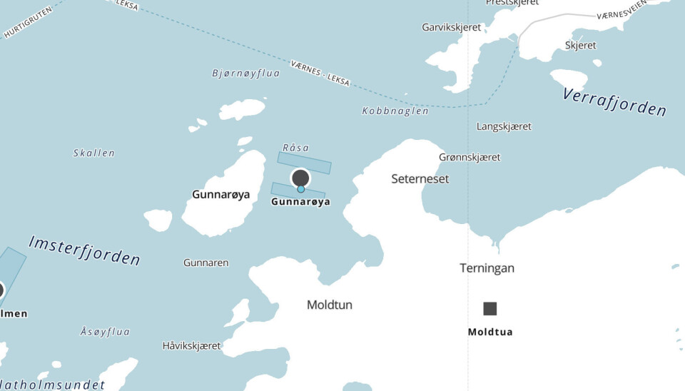 Lerøy Midt sin lokalitet Gunnarøya.