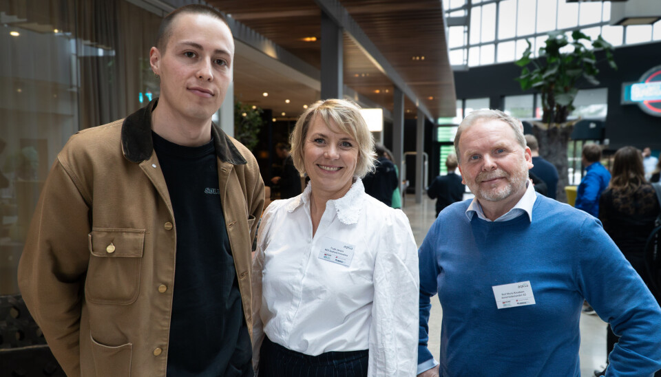 William Glandberger i Sølvrev, Trude Jansen Hagland i NCE Seafood Innovation og Rolf Mork Knudsen i Annerledeslandet.