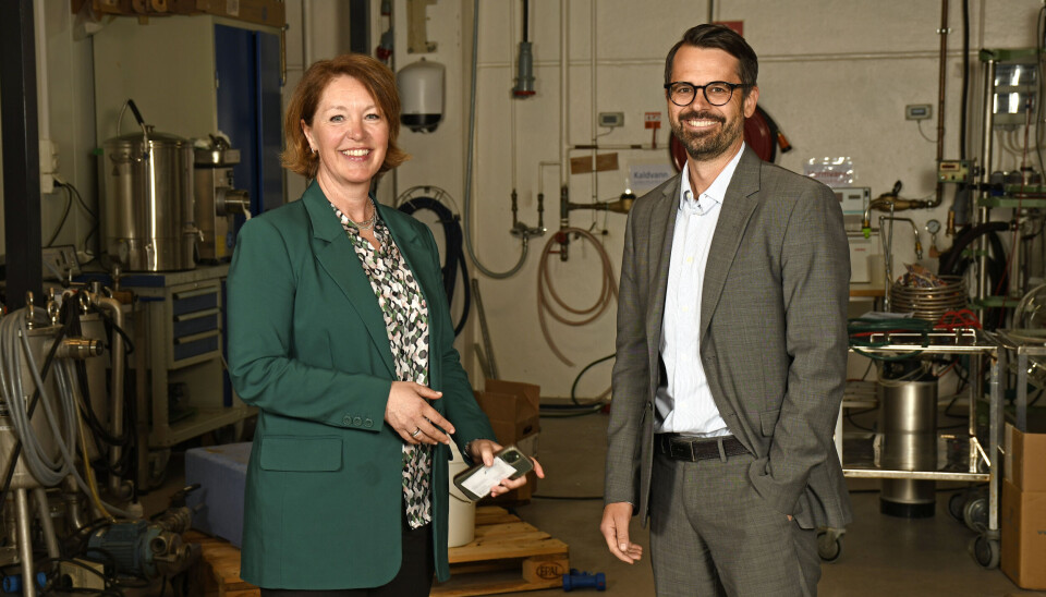 Bente Torstensen og Bård Thomas Østvang ser store muligheter for kommersialiseringssamarbeidet på Campus Ås.