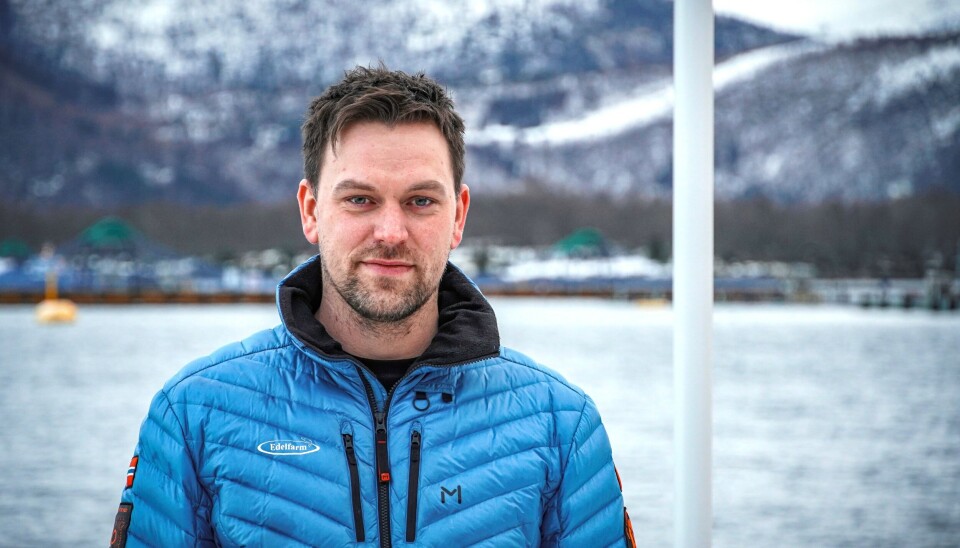 Kenneth Støre Kristiansen skal lede lakseproduksjonen på
lokalitetene til Edelfarm i Skjerstadfjorden.