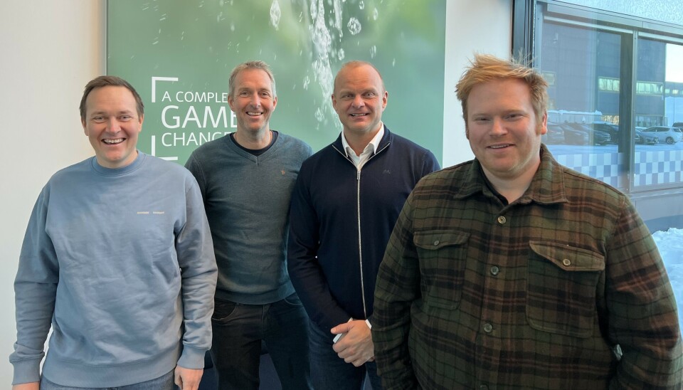 Fra venstre; Henning Bjørge, Torgeir Bjørge, Daneil Johansson og Ole- Martin Strømsnes.